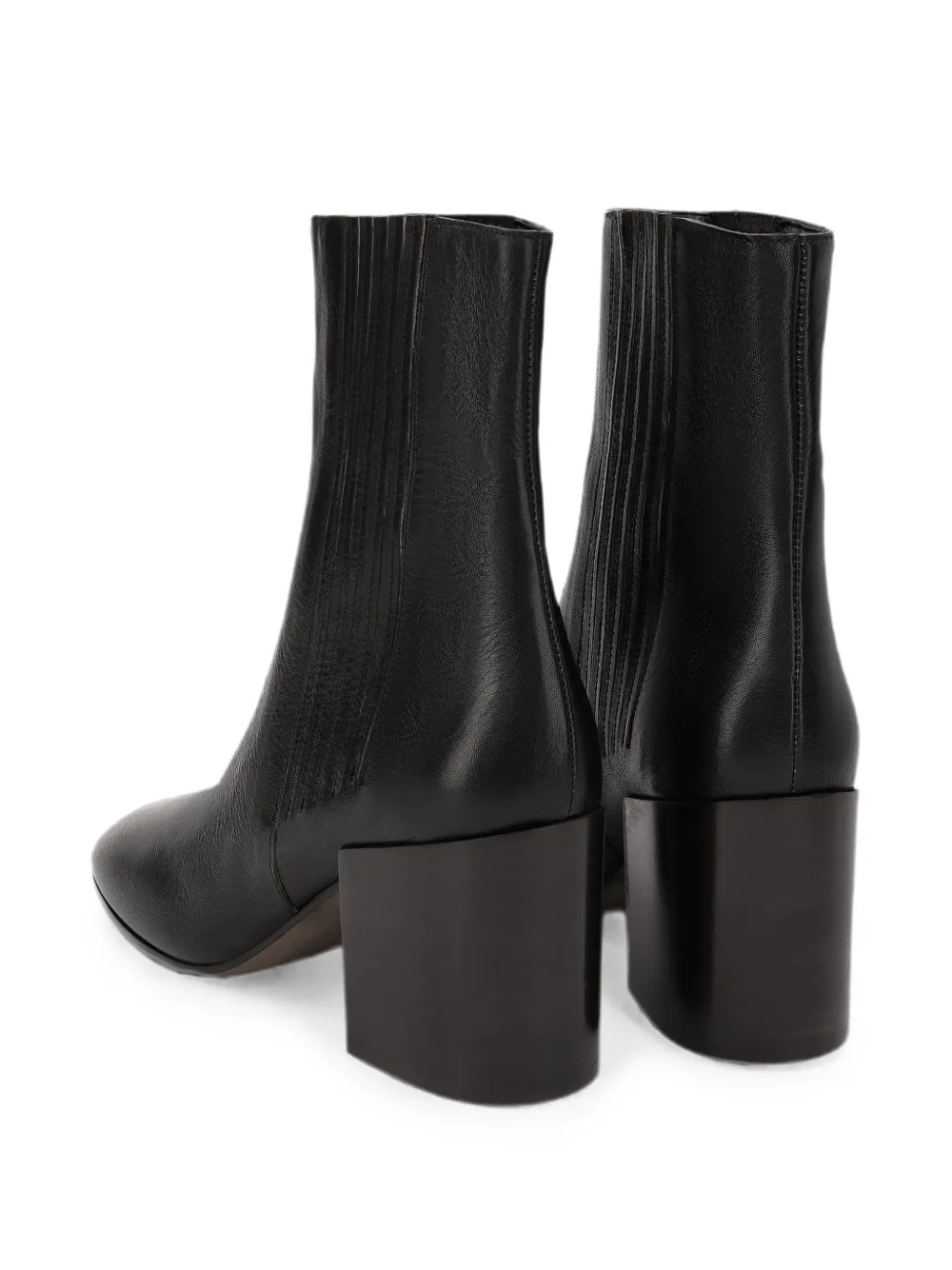 DRIES VAN NOTEN heeled leather Chelsea boots Zwart