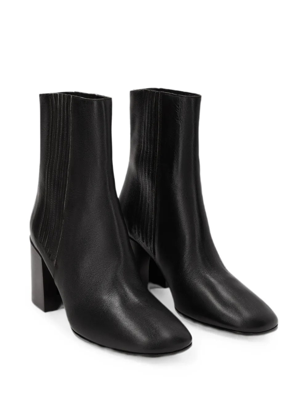 DRIES VAN NOTEN heeled leather Chelsea boots Zwart