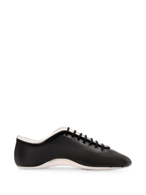 DRIES VAN NOTEN leather ballerina sneakers