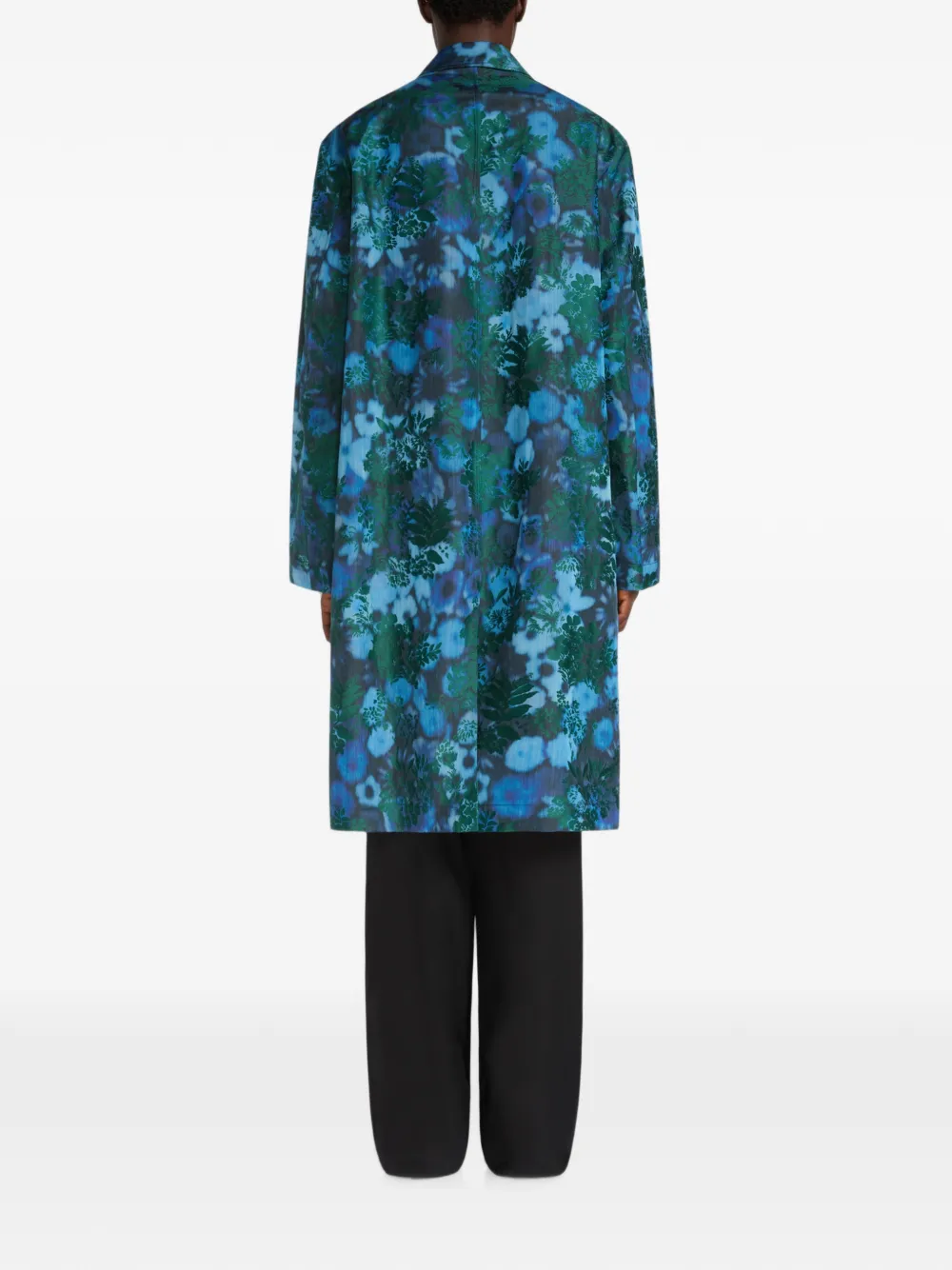 DRIES VAN NOTEN Jas met jacquard Blauw