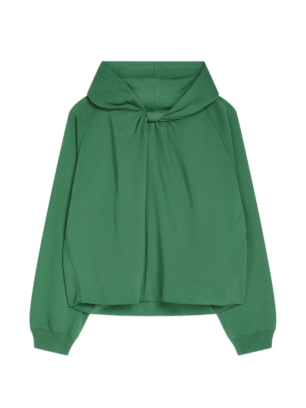 DRIES VAN NOTEN Drapierter Hoodie - Grün
