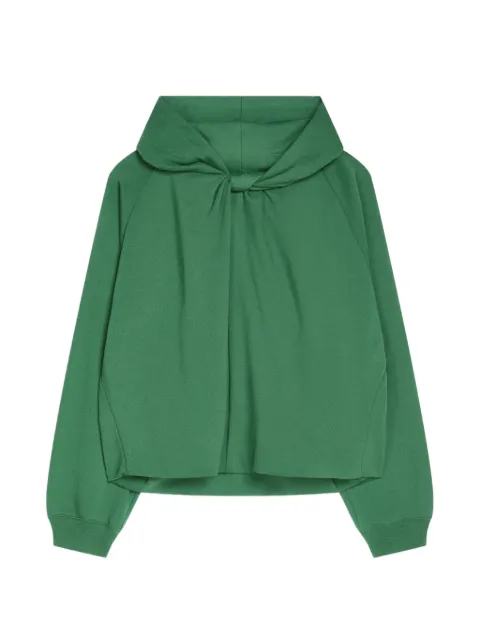 DRIES VAN NOTEN draped cotton hoodie