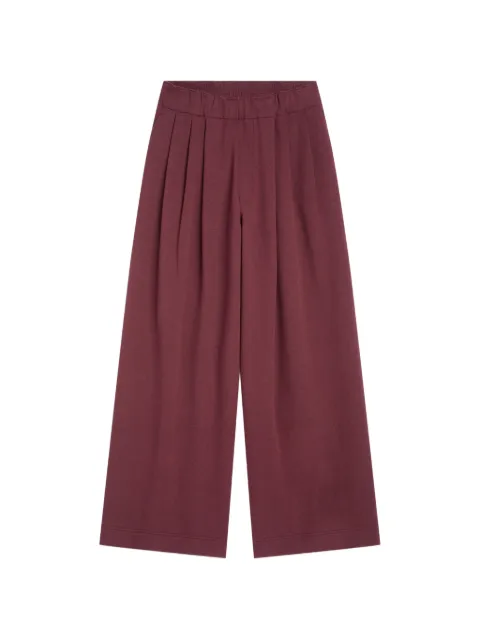 DRIES VAN NOTEN pleated cotton sweatpants