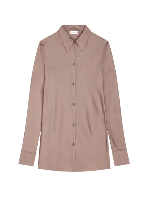DRIES VAN NOTEN fitted viscose shirt
