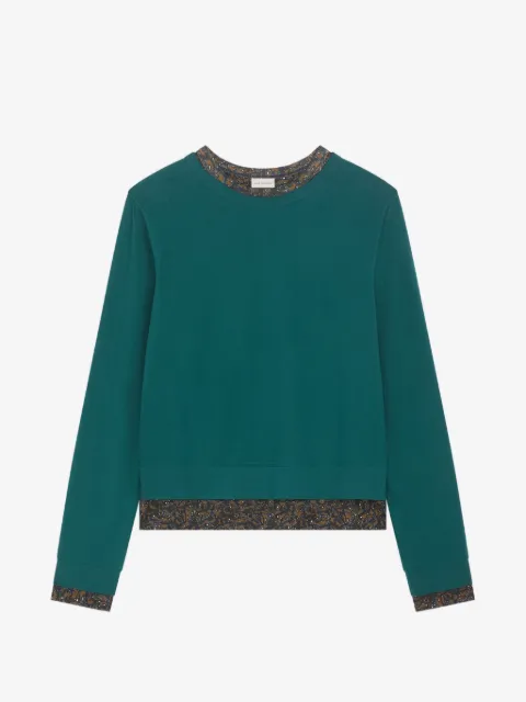 DRIES VAN NOTEN layered cotton T-shirt