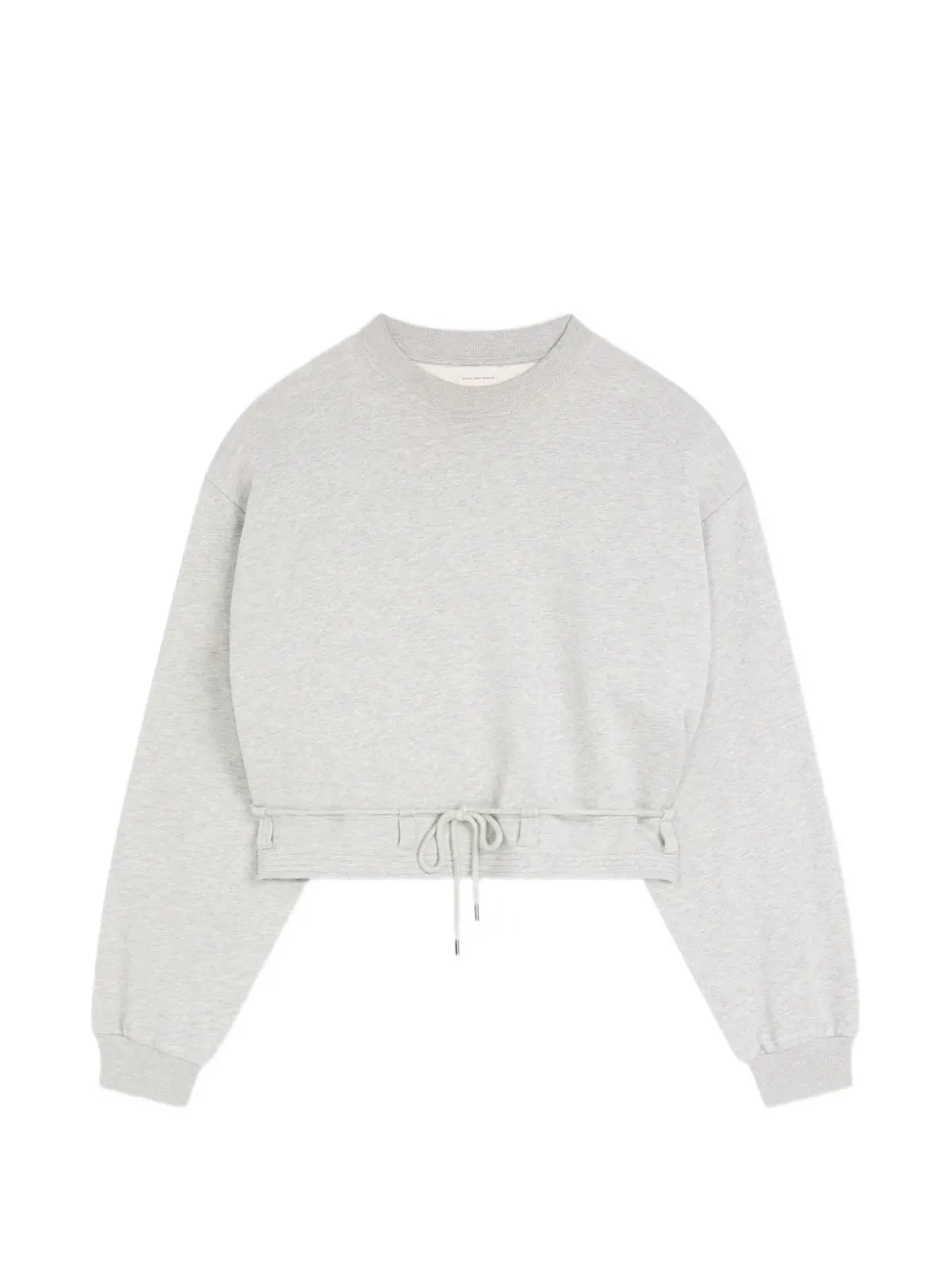 DRIES VAN NOTEN cropped sweatshirt - Grau