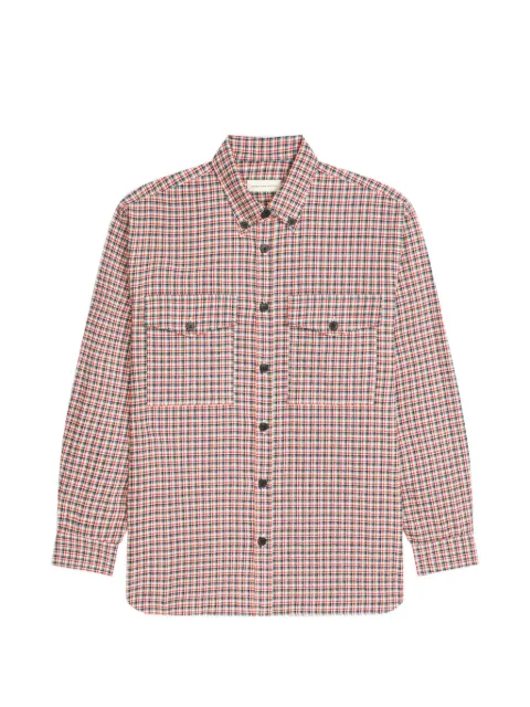 DRIES VAN NOTEN loose flannel shirt