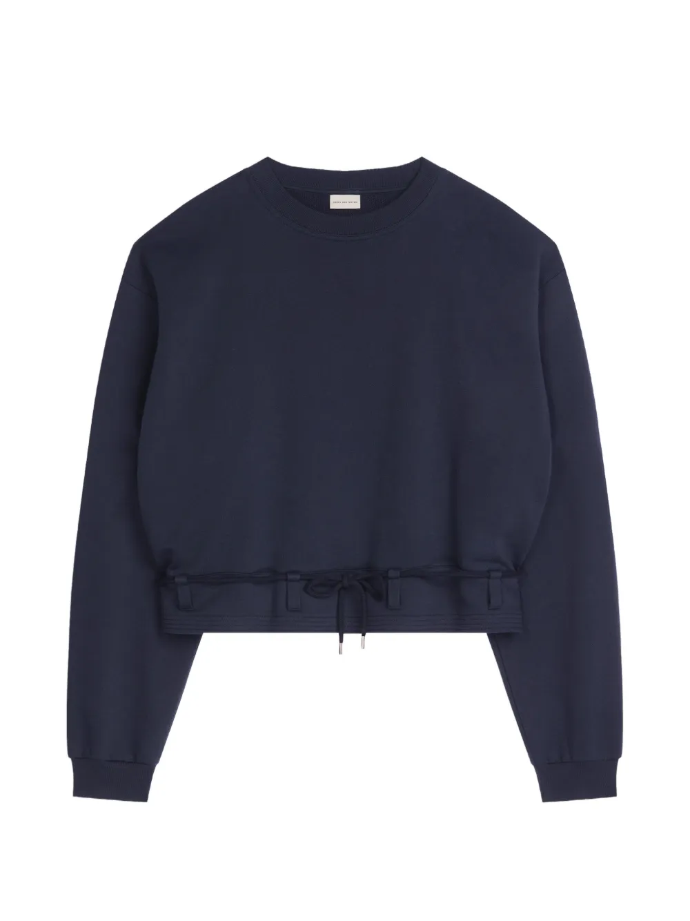 DRIES VAN NOTEN Cropped-Sweatshirt - Blau