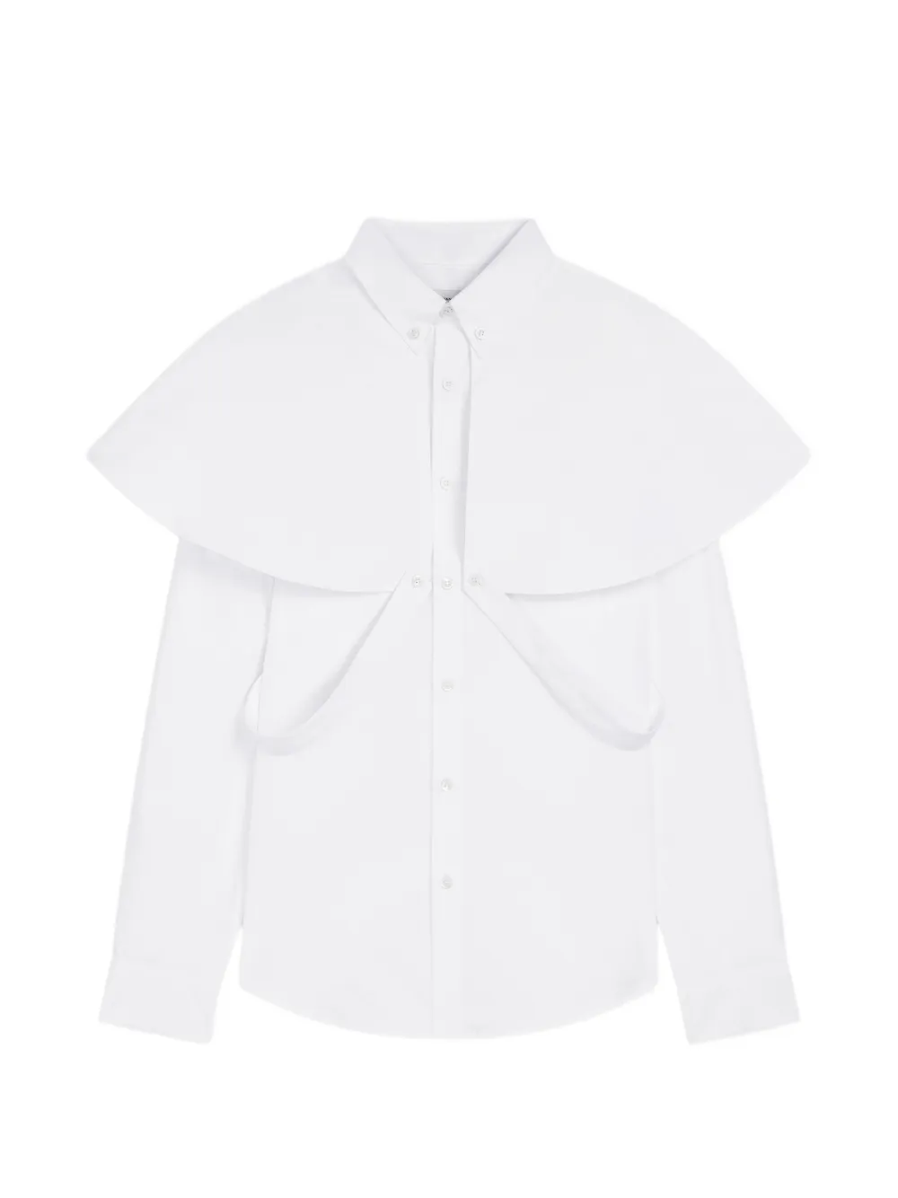 DRIES VAN NOTEN рубашка с завязками | белый | Image 1