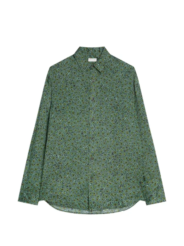 Dries Van Noten Classic Shirt in Green