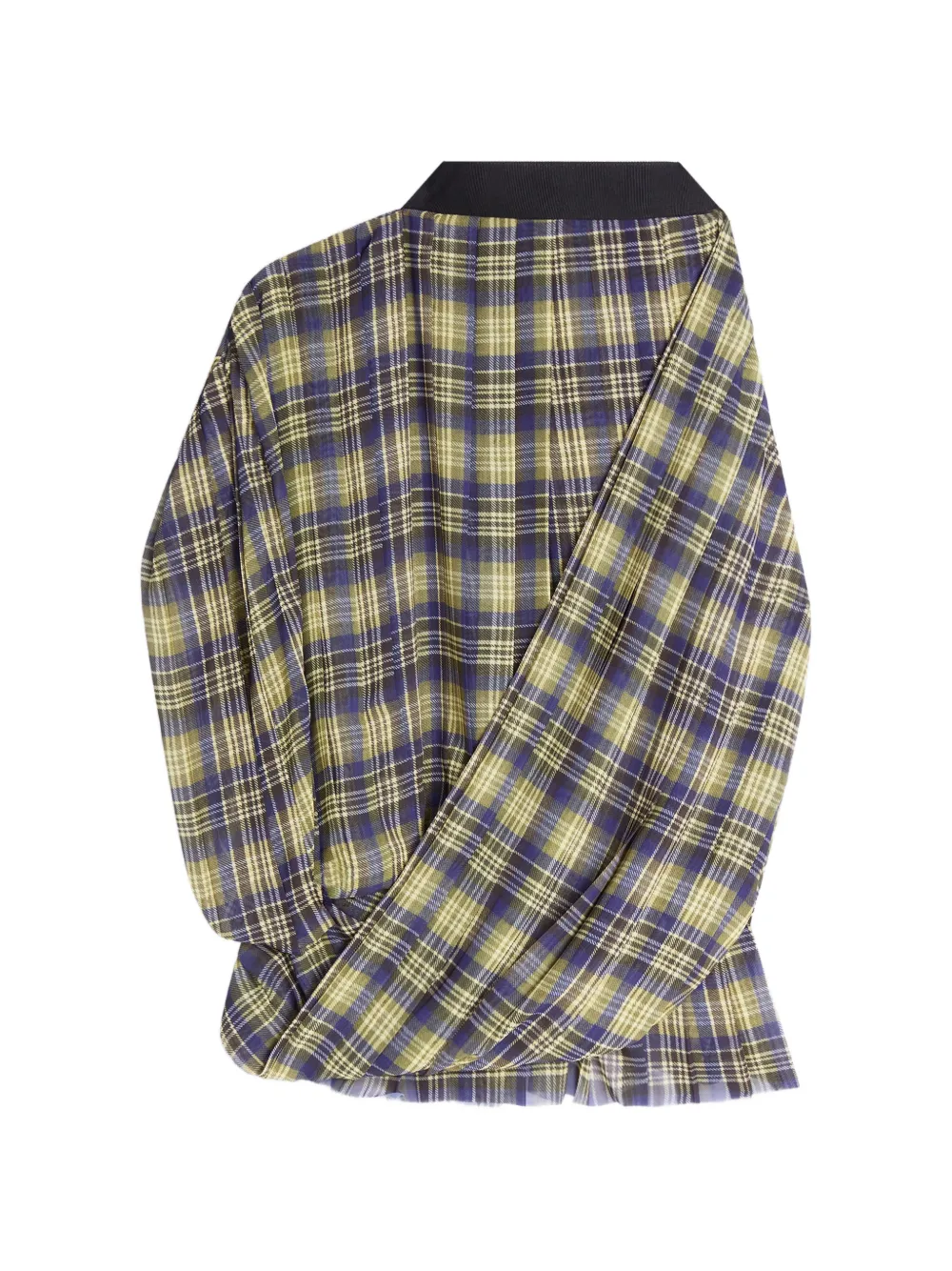 DRIES VAN NOTEN draped pleated top