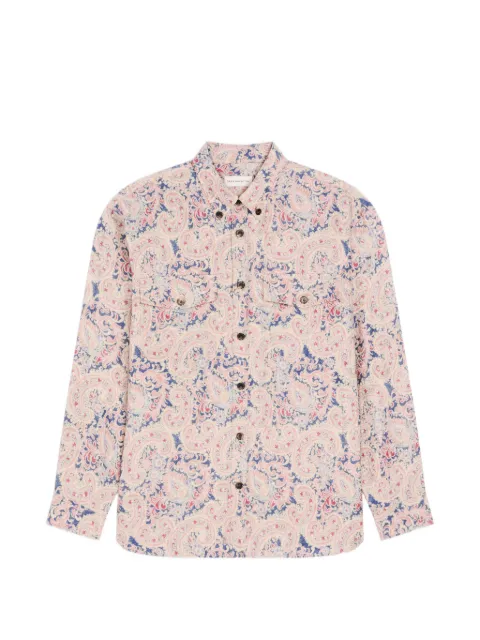 DRIES VAN NOTEN loose jacquard shirt