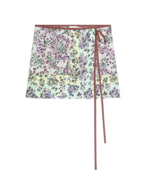DRIES VAN NOTEN mönstrad omlottkjol