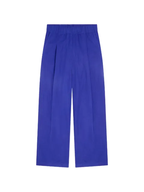 DRIES VAN NOTEN Elastische broek met geverfd effect