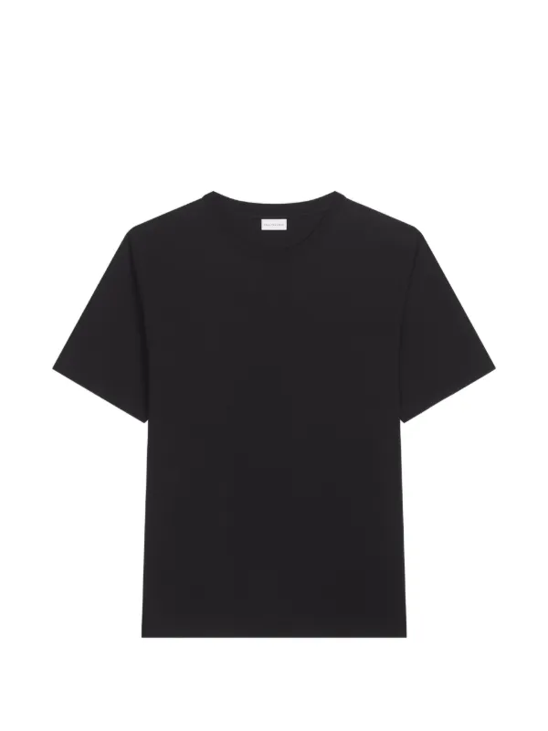Dries Van Noten Regular Fit Cotton T-shirt in Black