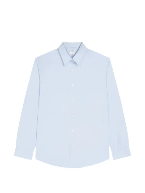Dries Van Noten Classic Cotton Shirt in Blue