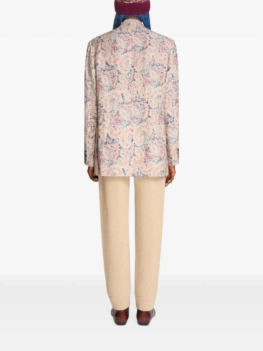 DRIES VAN NOTEN Blazer met dubbele rij knopen Roze