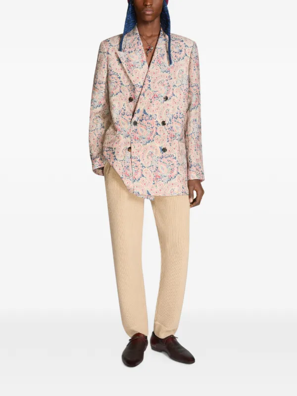 DRIES VAN NOTEN ダブルジャケット | ピンク | FARFETCH JP