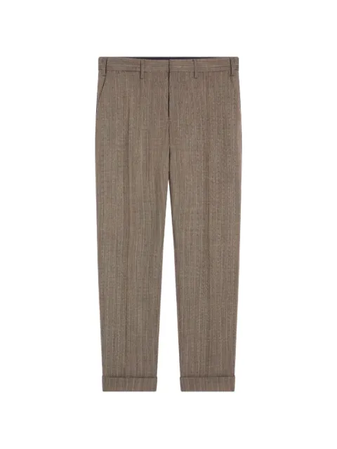 DRIES VAN NOTEN pantalon en laine revers
