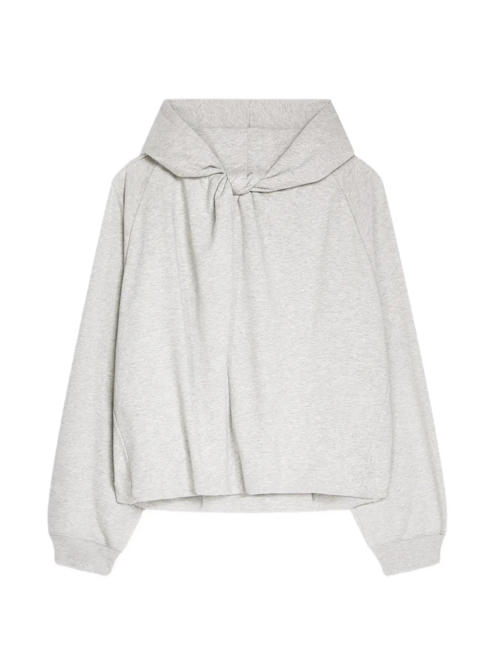 DRIES VAN NOTEN Drapierter Hoodie - Grau