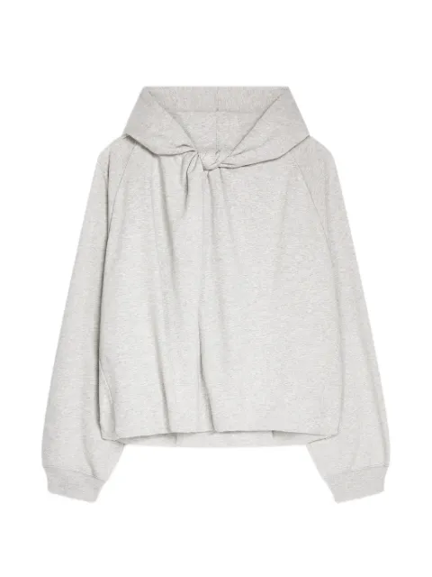 DRIES VAN NOTEN draped cotton hoodie