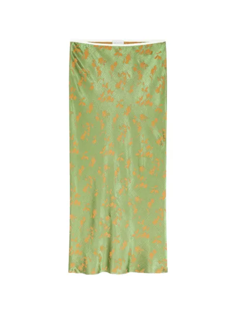DRIES VAN NOTEN jacquard midi skirt