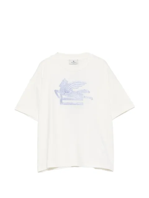 ETRO KIDS T-shirt med Pegasus-broderi
