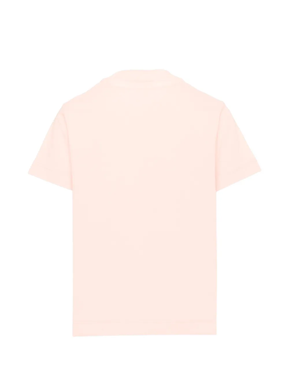 Fendi Kids T-shirt met geborduurd logo Roze