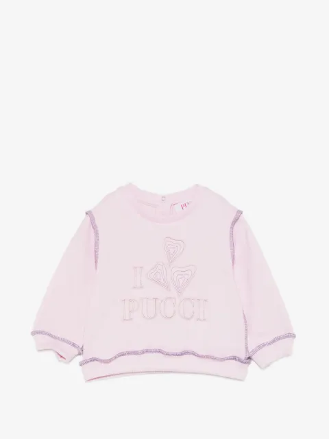 PUCCI Junior Felpa con logo