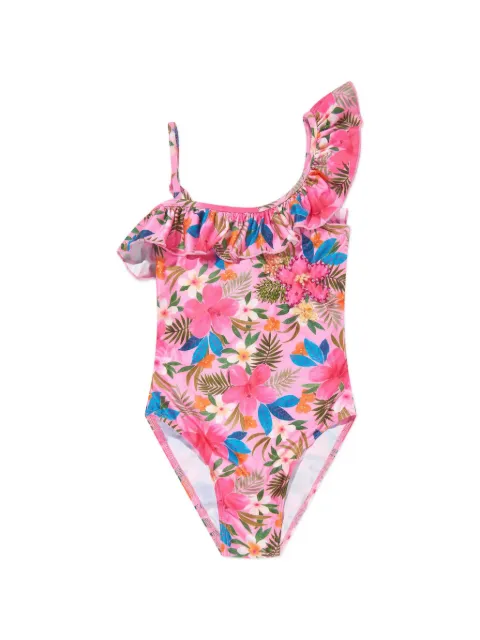 SELINIACTION KIDS floral-print swimsuit