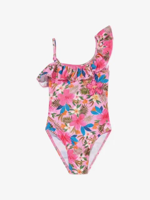SELINIACTION KIDS floral-print swimsuit