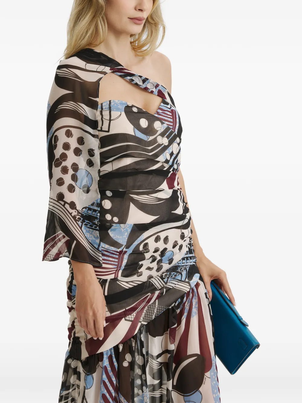 CuAnna Asymmetrische jurk Beige