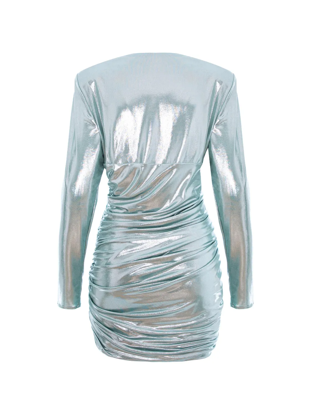 CuAnna Odina mini-jurk met metallic effect Blauw