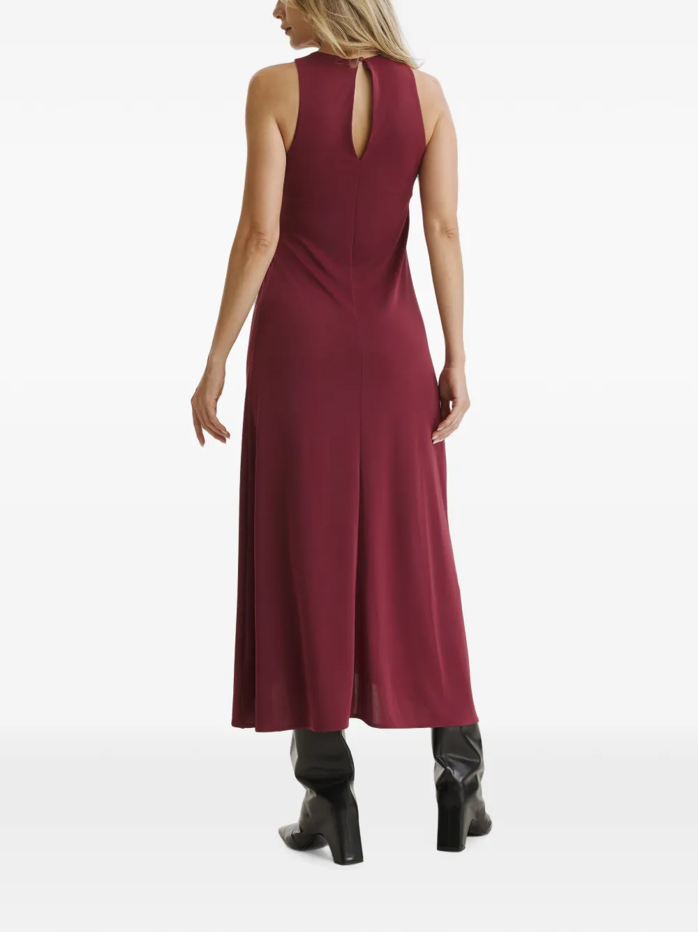 CuAnna Salmonee jurk met gesmockte taille Rood
