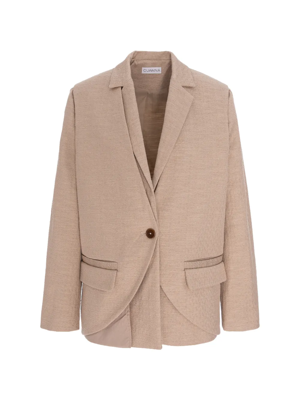 CuAnna DoubleYou pak met franje Beige
