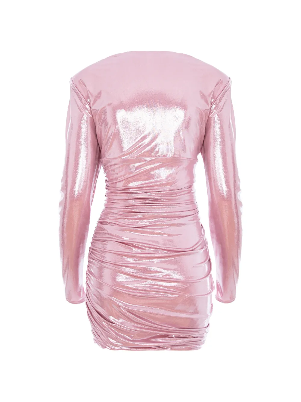 CuAnna Odina mini-jurk met metallic effect Roze