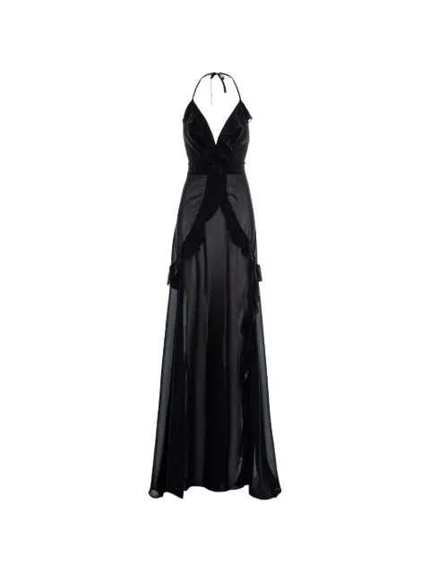 CuAnna Luna ruffled maxi dress