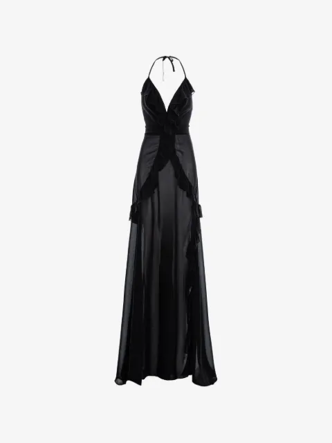CuAnna Luna ruffled maxi dress