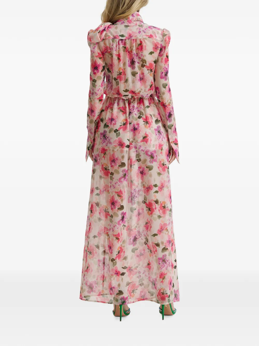 CuAnna Jurk met bloemenprint Beige