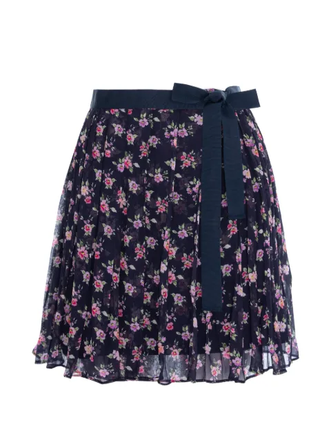 CuAnna floral-print pleated skirt