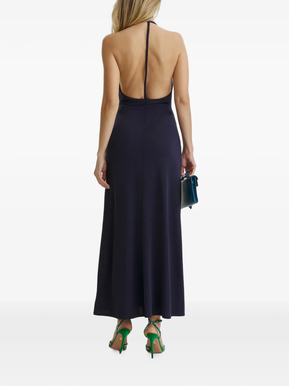 CuAnna Mini-jurk met halternek Blauw