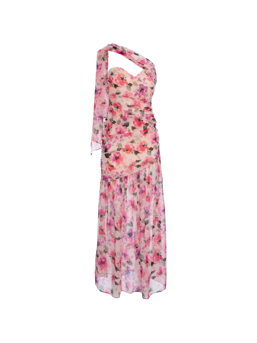 CuAnna Midi-jurk met bloemenprint Roze