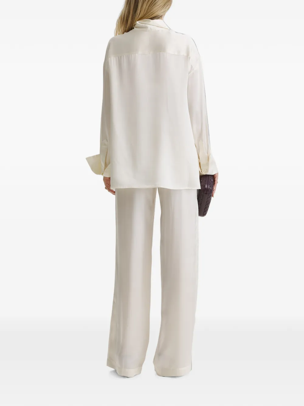 CuAnna Zijden pyjama Beige