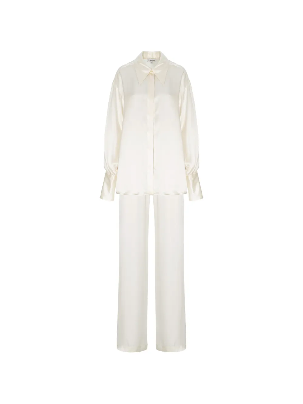 CuAnna silk pajamas - Nude