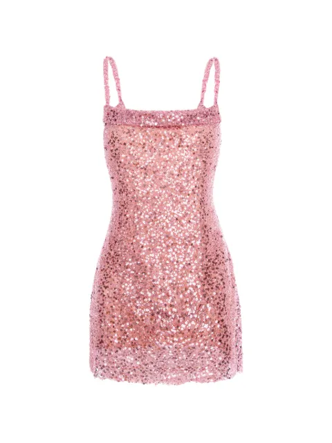 CuAnna Kim sequinned mini dress
