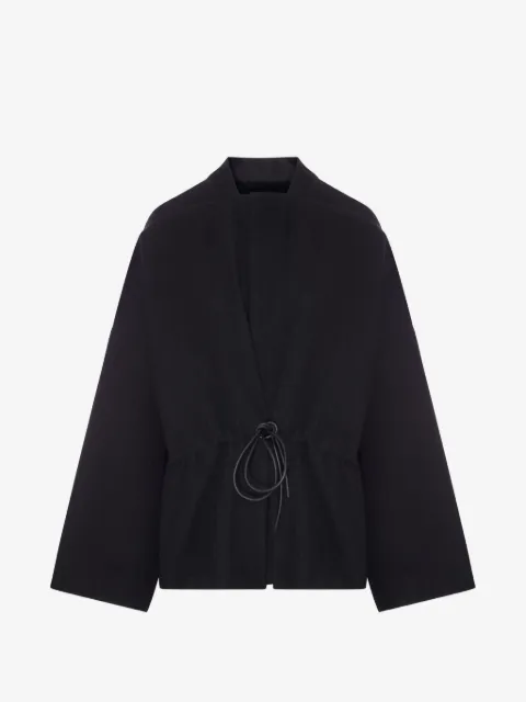 Rick Owens abrigo con cordones
