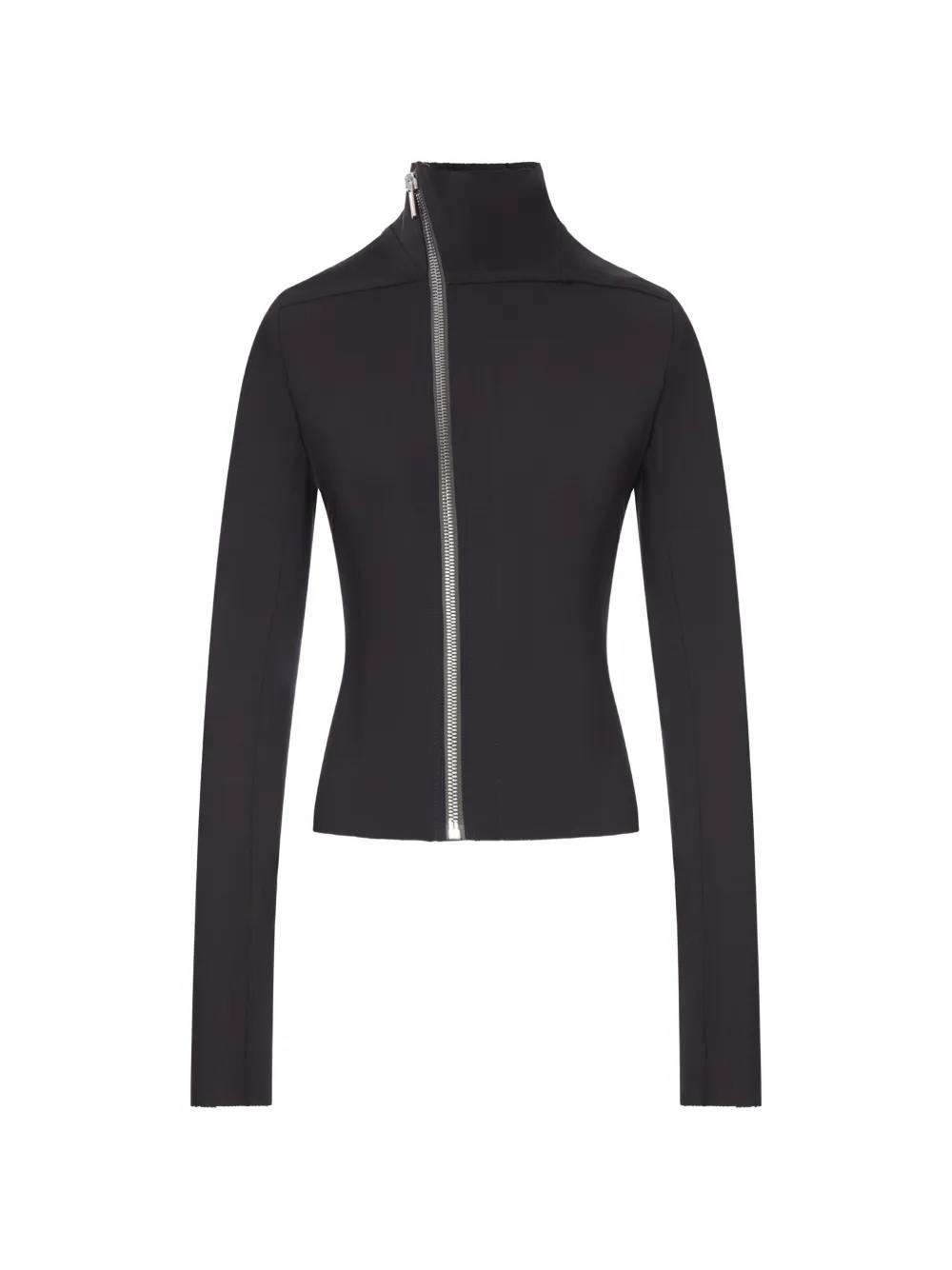 Rick Owens Gary asymmetric zip-fastening jacket - Nero
