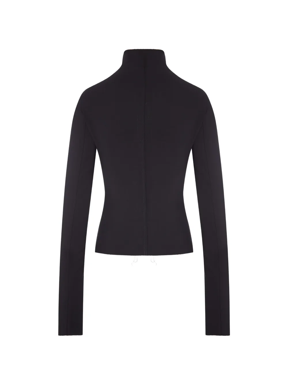 Rick Owens Gary jack met asymmetrische ritssluiting Zwart