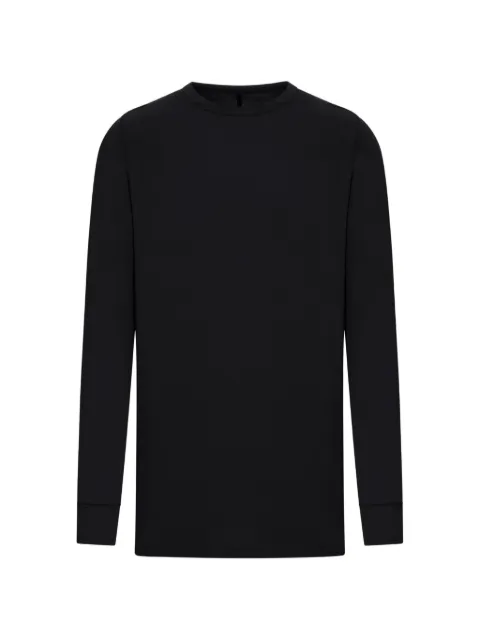 Rick Owens raw-cut long-sleeved T-shirt