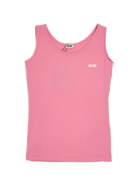 Gcds Kids vestido con logo estampado